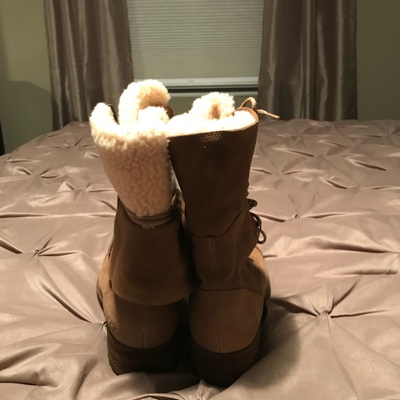 NEW Ugg Gradin Combat Boot Women’s 10 - Picture 4 of 7